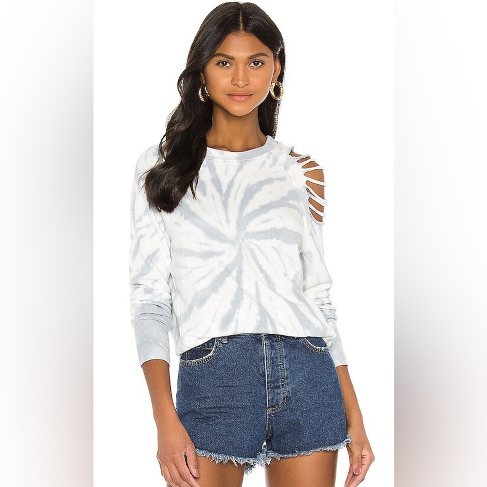 LA Made Easton Slash Tie Dye Sweatshirt